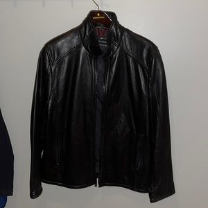 Andrew Marc designer leather jacket